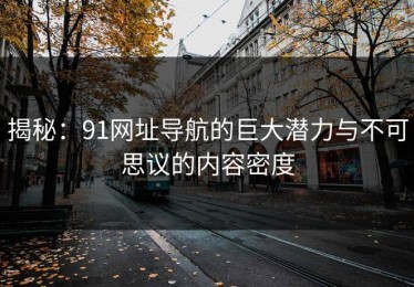 揭秘：91网址导航的巨大潜力与不可思议的内容密度