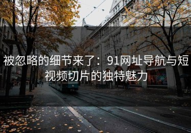 被忽略的细节来了：91网址导航与短视频切片的独特魅力