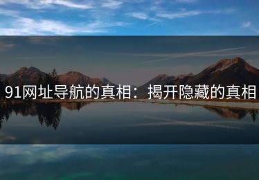 91网址导航的真相：揭开隐藏的真相